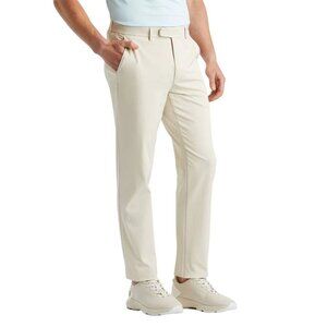 NWT G/FORE Tux Stretch Tech Twill Straight Leg Golf Pants in Stone